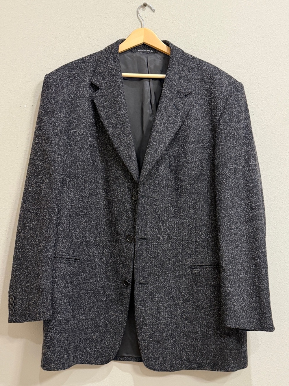 Vintage Jhane Barnes Wool Tweed Longline Blazer 42